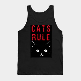 Cats Rule Tank Top